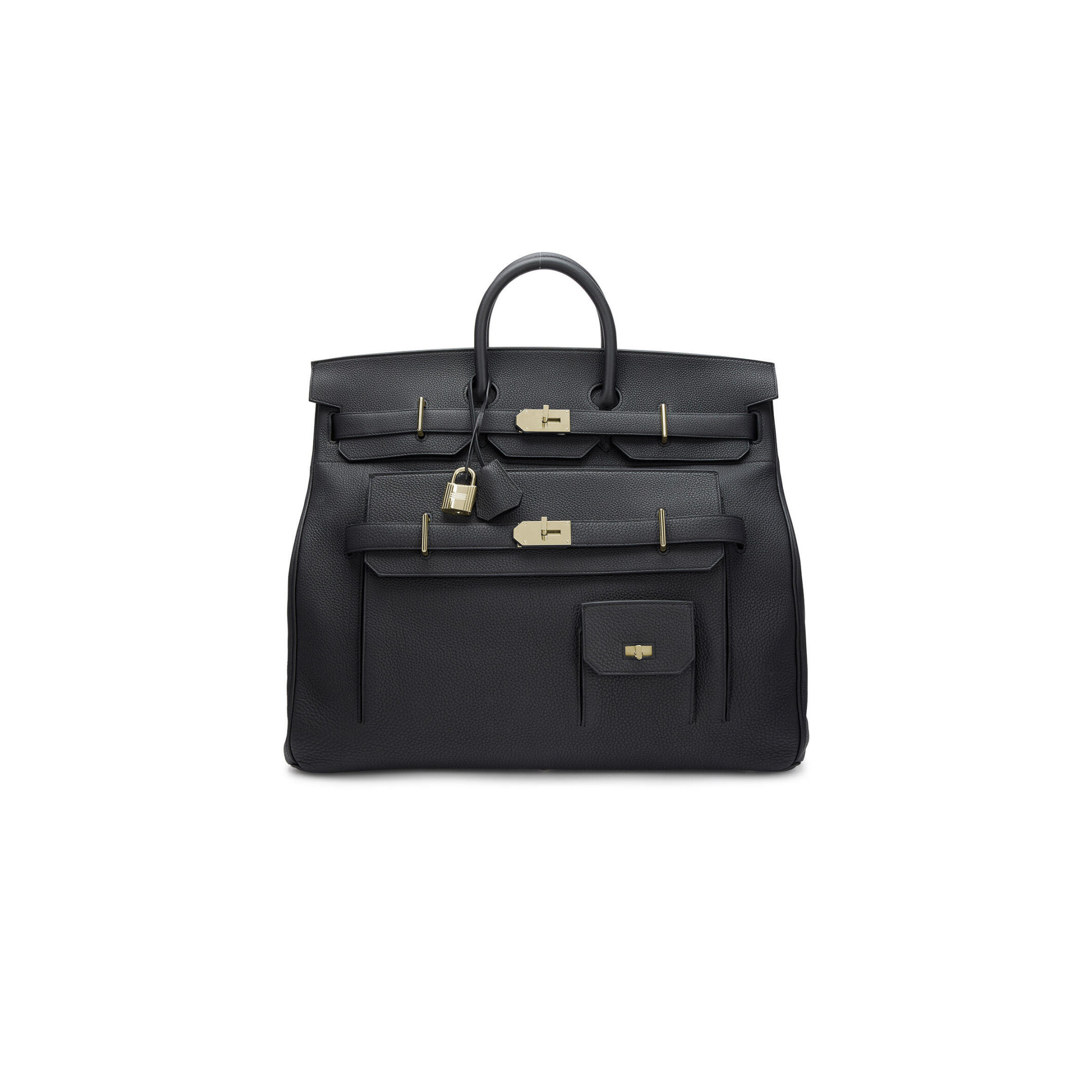 HERMES MASTER EDITION CABAN TOGO MULTIPOCKETS HAC BIRKIN 50 GOLD HARDWARE 4365287 (50*40*25cm)